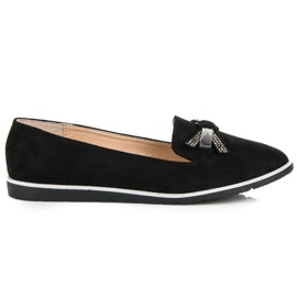 Sergio Todzi Wildleder-Lords mit Schleife schwarz