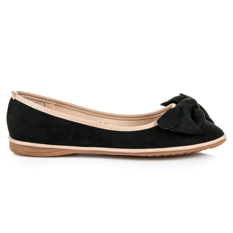 Seastar Ballerinas aus Wildleder schwarz