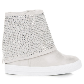 SDS Hellgraue Springstiefel