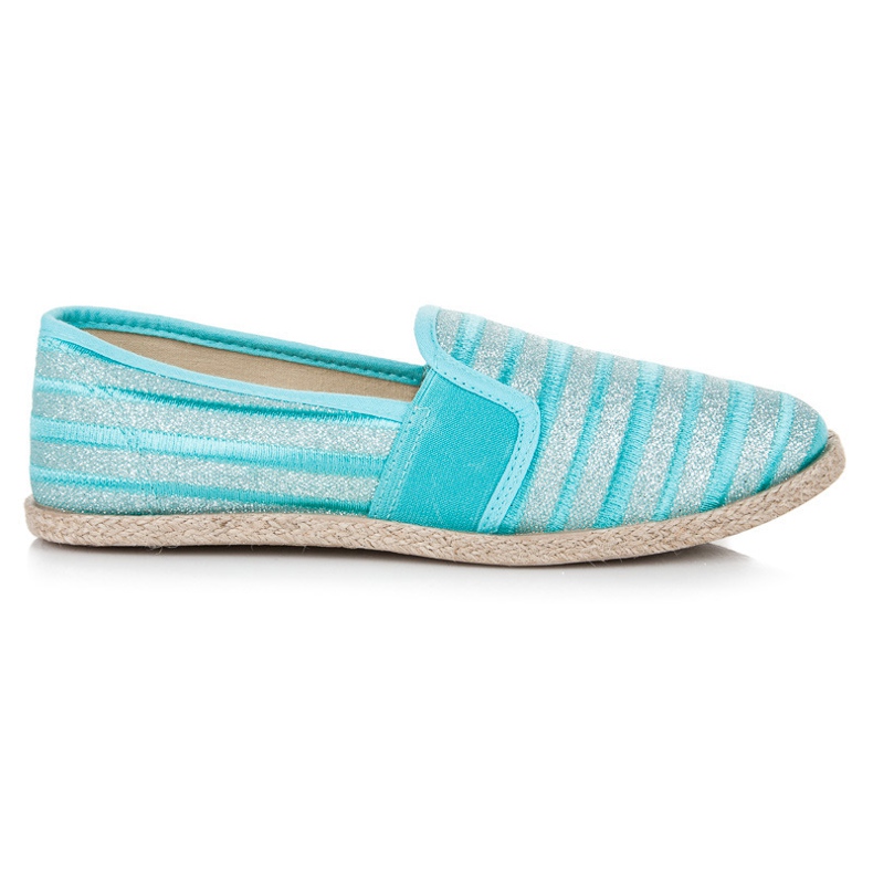 Blaue Espadrilles