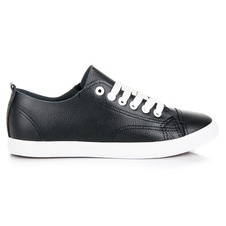 Schnürsneaker für Damen schwarz