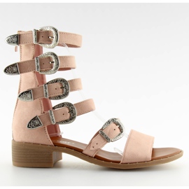 Rosa Gladiatorensandalen NC159 rosa