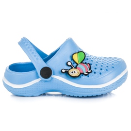 Hasby Flip-Flops für Kinder blau