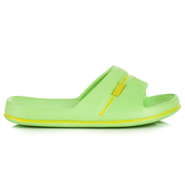 Hasby Kinderpool-Hausschuhe grün