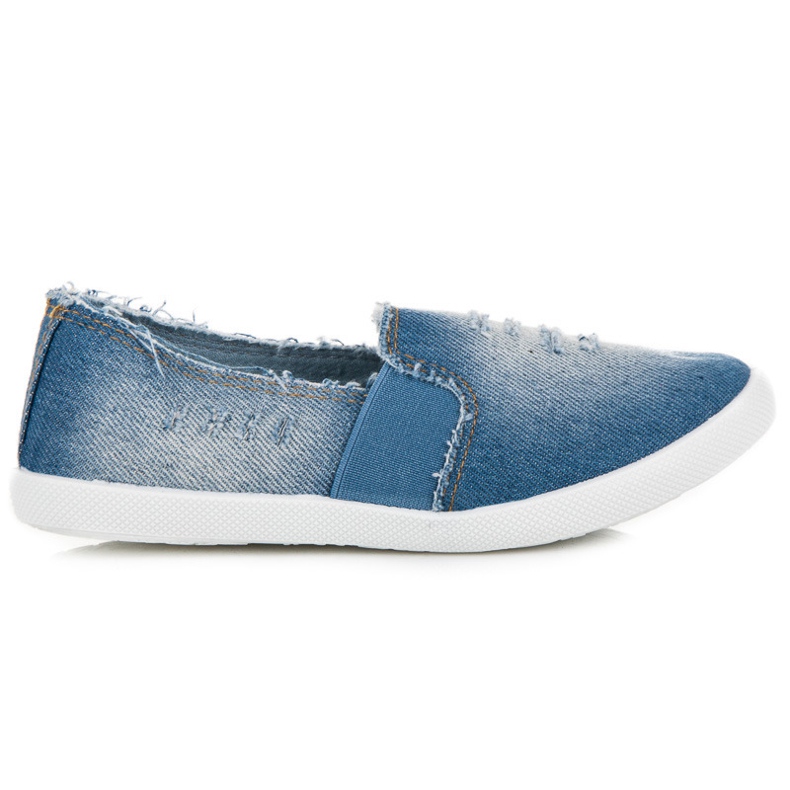 Bella Paris Jeans-Slip-On-Turnschuhe blau