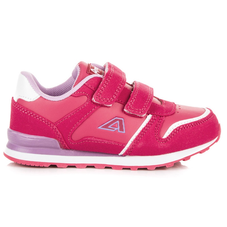 American Club Mädchenschuhe mit Klettverschluss rosa