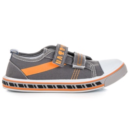 Hasby Graue Turnschuhe für die Schule