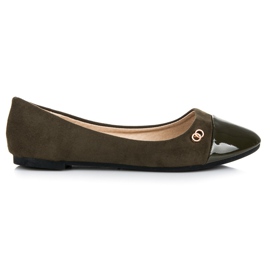 Seastar Ballerinas mit lackierter Spitze grün