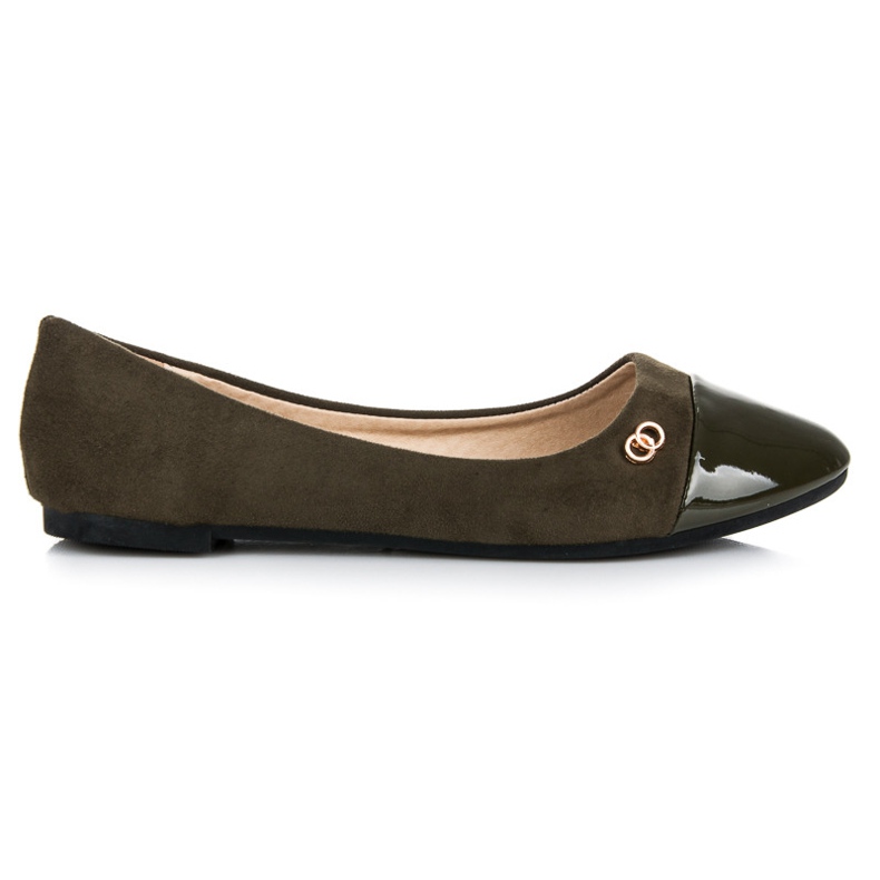 Seastar Ballerinas mit lackierter Spitze grün