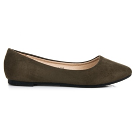 Seastar Ballerinas aus Wildleder grün