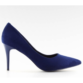 Wildleder High Heels Candy Shop navy LEI-90 D.BLUE mehrfarbig marineblau