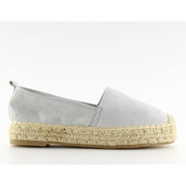 Graue Espadrilles für Damen BB10P grau