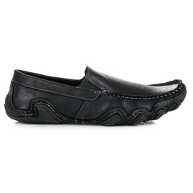 Hasby Loafer aus Leder schwarz