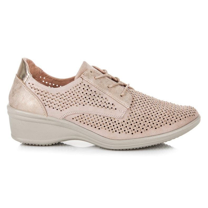 Kylie Bequeme Schnürschuhe braun