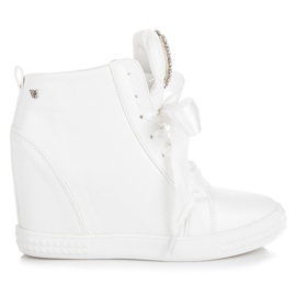 Vices Sneakers mit einem Band gebunden weiß