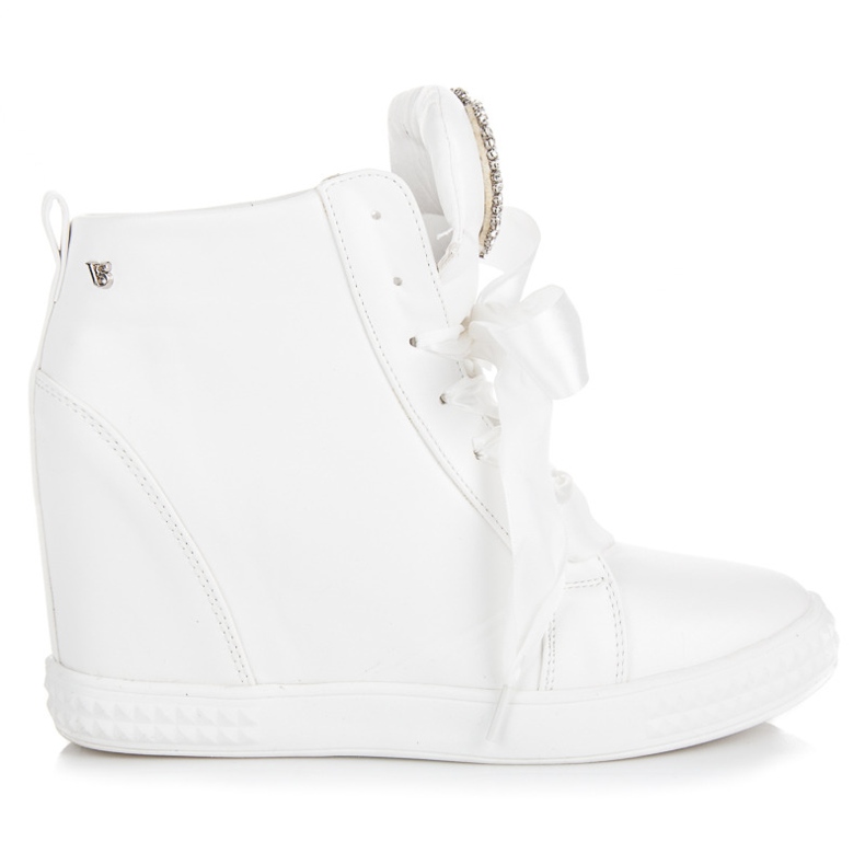 Vices Sneakers mit einem Band gebunden weiß