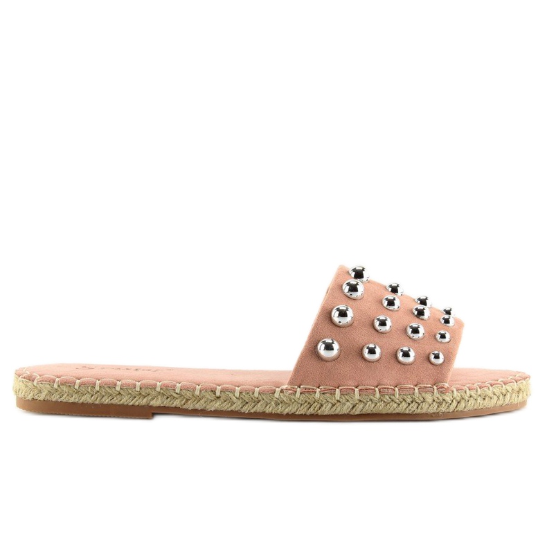 Rosa Espadrilles-Hausschuhe für Damen LL-120P Pink