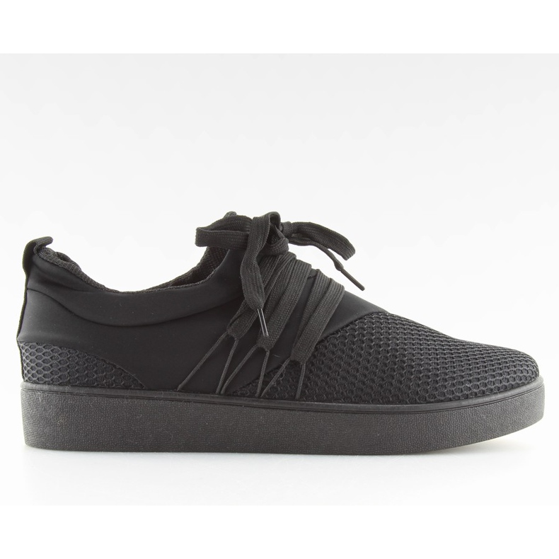 Schwarze Sportschuhe für Frauen NB186P schwarz