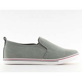 Graue Slipony-Sneakers XL07P D.GRAY