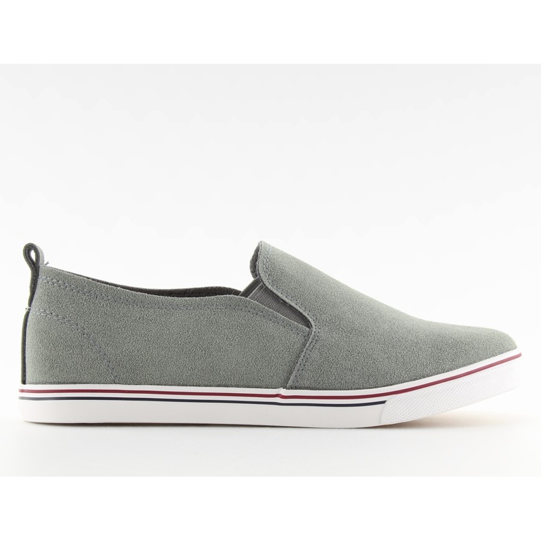 Graue Slipony-Sneakers XL07P D.GRAY