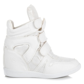 Vices Turnschuhe mit Klettverschluss weiß