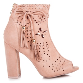 Seastar Durchbrochene Springstiefel rosa