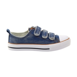 American Club Amerikanische DK-Jeans-Turnschuhe blau