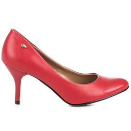 Vices Klassische Pumps rot