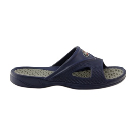 American Club Herren Schaumstoff Badeschuhe American Gr navy blau