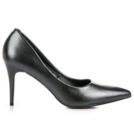 Vinceza Elegante Perlen-Heels schwarz