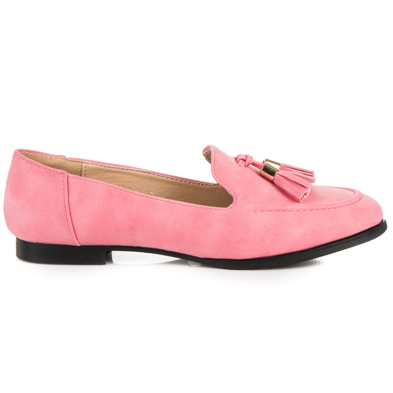 Vices Loafer mit Fransen rosa