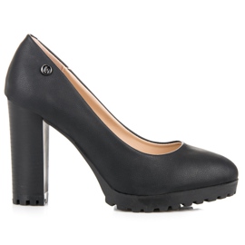 Vices Pumpen auf der Plattform schwarz