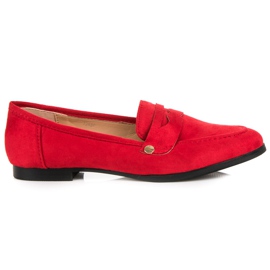 Seastar Wildleder-Loafer rot