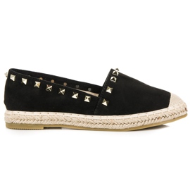 Seastar Wildleder-Espadrilles mit Nieten schwarz