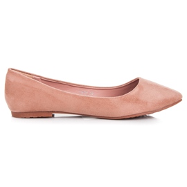 Seastar Ballerinas aus Wildleder rosa