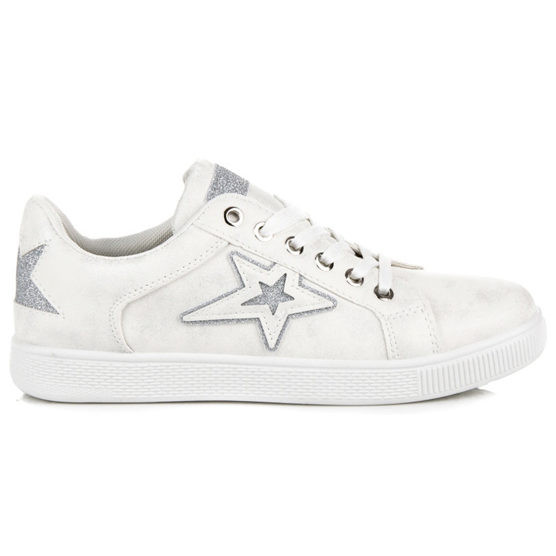 Sportschuhe für den Frühling weiß