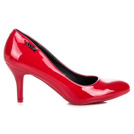 Vices Klassische Glanz-Heels rot
