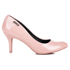 Vices Klassische Glanz-Heels rosa