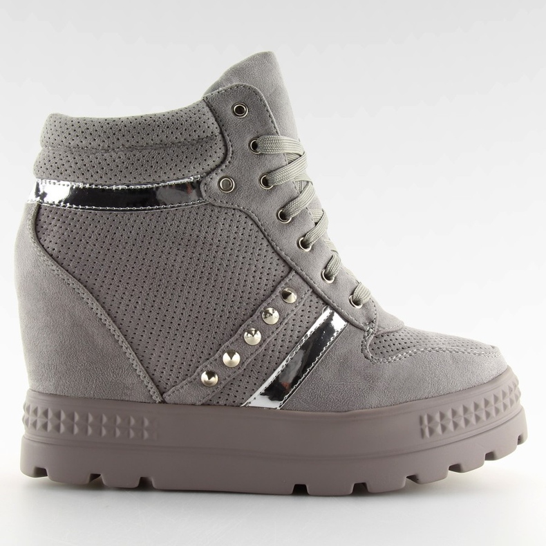 Grau Graue Damenturnschuhe AT-0650-L Grau