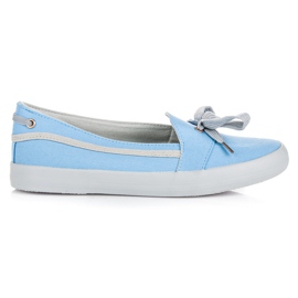 Seastar Blaue Sneaker zum Hineinschlüpfen grau
