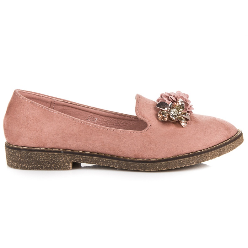 Seastar Wildlederschuhe mit einem Ornament rosa