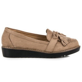 Seastar Loafer mit Fransen braun
