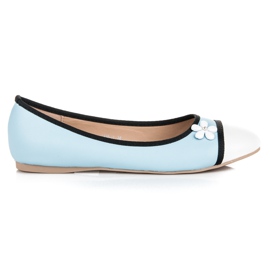 Vices Ballerina mit einer Blume blau