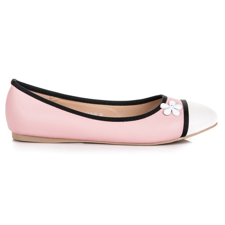 Vices Ballerina mit einer Blume rosa