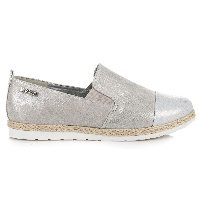 Vices Slip-on Damenschuhe Laster grau