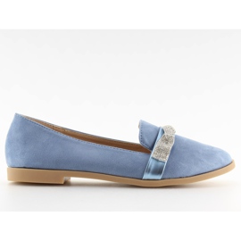 H8-110 Blue Blaue Damen-Slipper