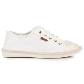 Seastar Schnürschuhe, Espadrilles weiß