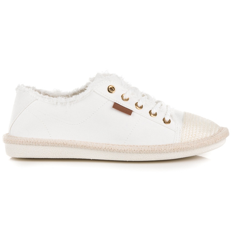 Seastar Schnürschuhe, Espadrilles weiß