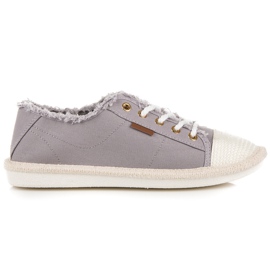 Seastar Schnürschuhe, Espadrilles grau