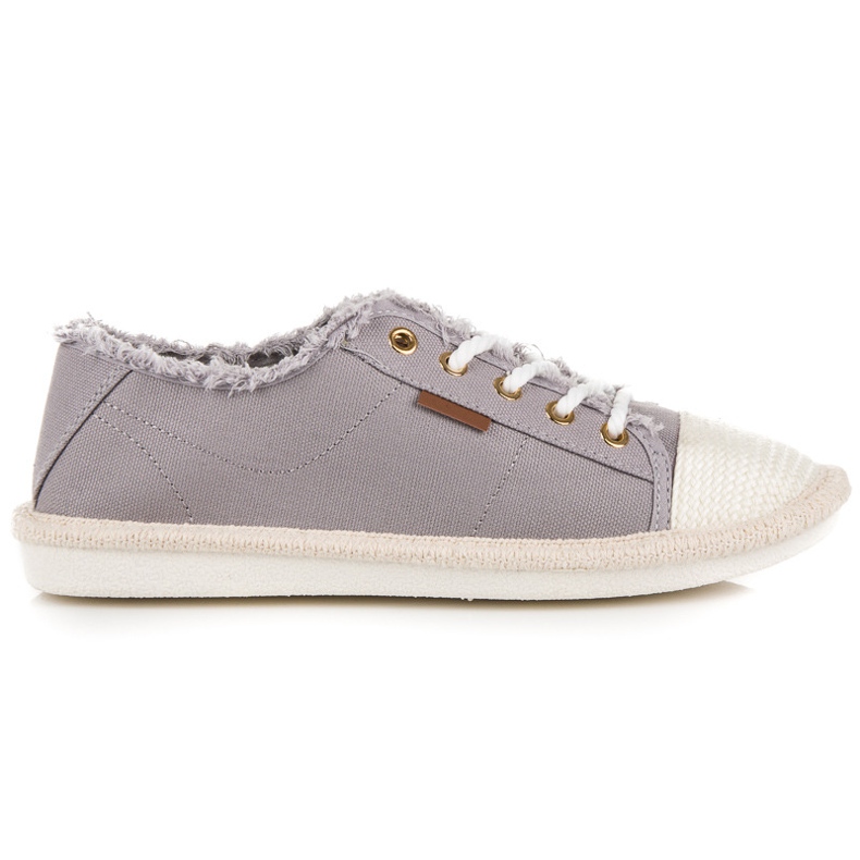 Seastar Schnürschuhe, Espadrilles grau